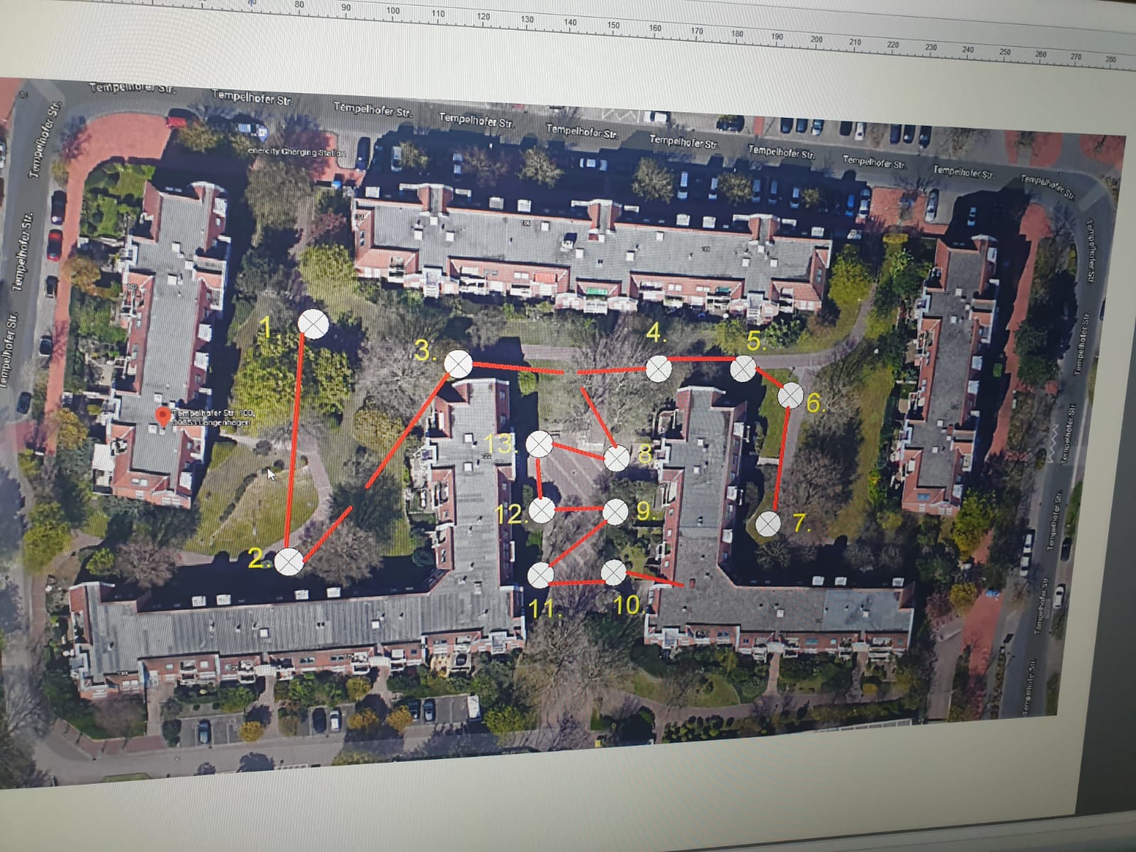 Leuchtenplan Tempelhofer Straße